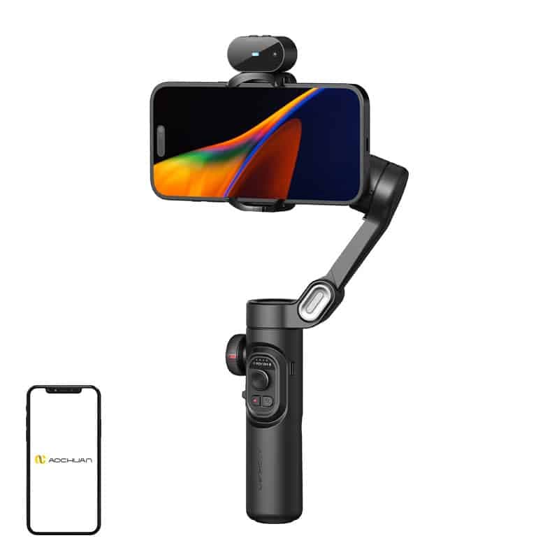 AOCHUAN XE Gimbal με αισθητήρα AI (Μαύρο)