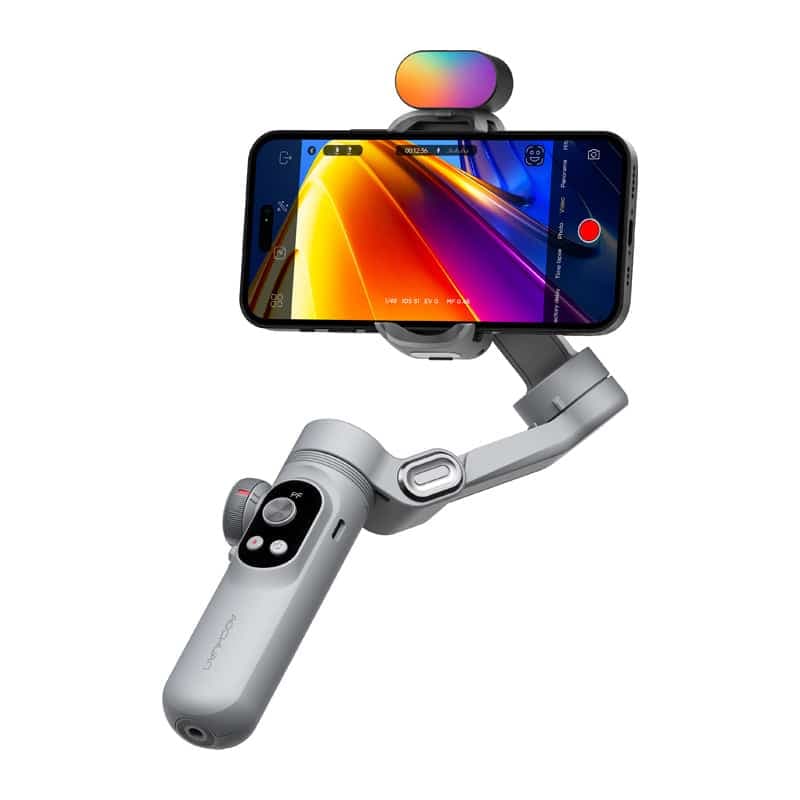 AOCHUAN X Pro Gimbal με φωτισμό RGB (Γκρι) 2