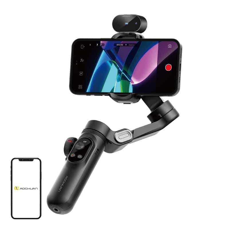 AOCHUAN X Pro Gimbal με αισθητήρα AI (Μαύρο)