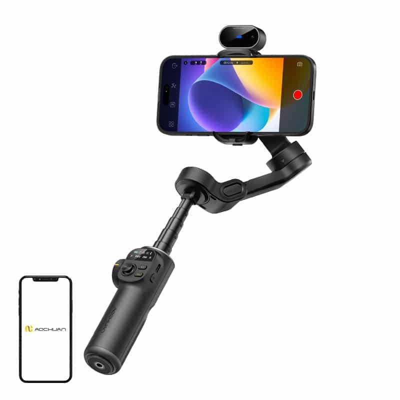 AOCHUAN X2 Gimbal με αισθητήρα AI (Μαύρο)