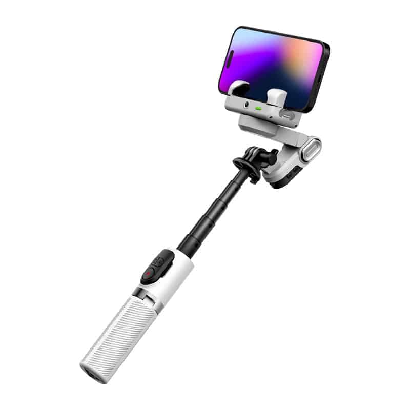 AOCHUAN M1 Pro Gimbal με φωτισμό RGB (Λευκό) 2