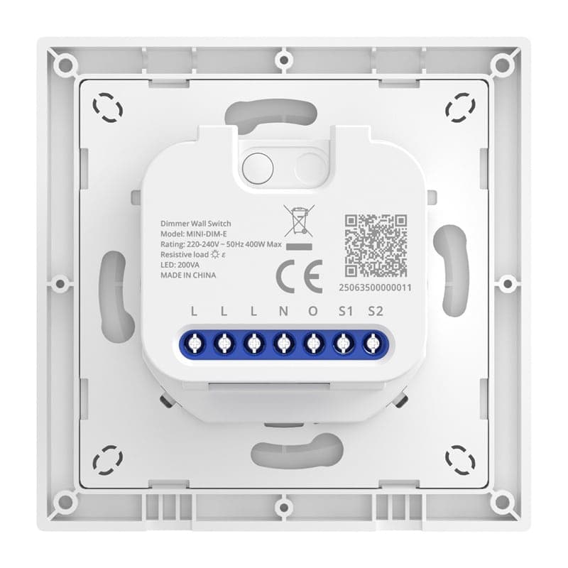 SONOFF MINI-DIM-E Έξυπνος διακόπτης/ρυθμιστής φωτισμού WiFi για τοίχο 4