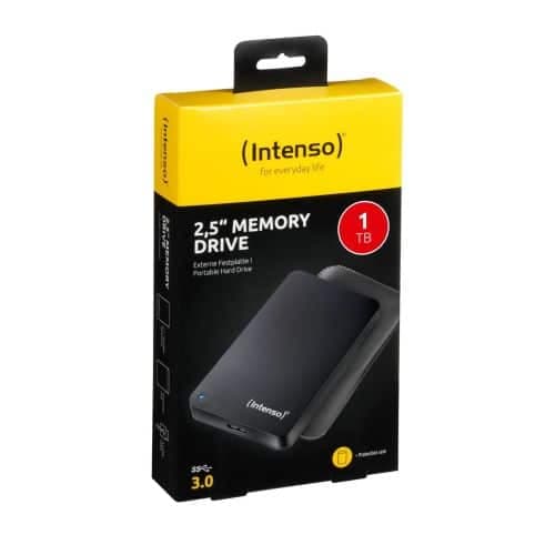 Εξωτερικός σκληρός δίσκος Intenso 2,5" 1TB USB 3.2, με δερμάτινη θήκη, μαύρο EU (6023560)