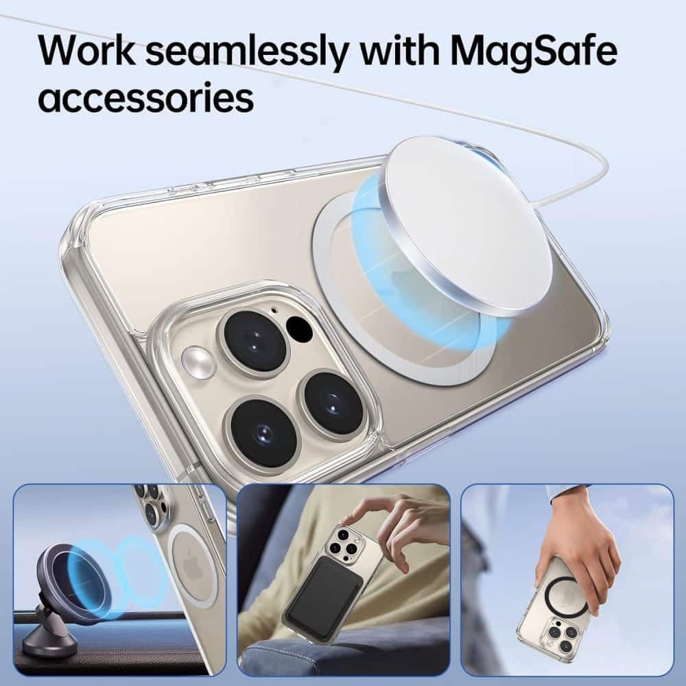 Tech-Protect Mmp-110 2in1 μαγνητικός Magsafe δακτύλιος ασημί & μαύρος 6