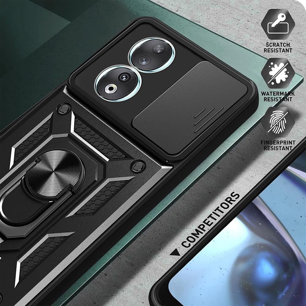Techsuit CamShield Series - θήκη για Honor 90 - Μαύρο 5