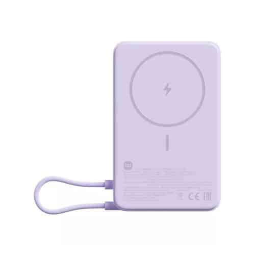 Μαγνητικό Power Bank Xiaomi 10000 mAh με ενσωματωμένη βάση Μωβ EU BHR08PAGL