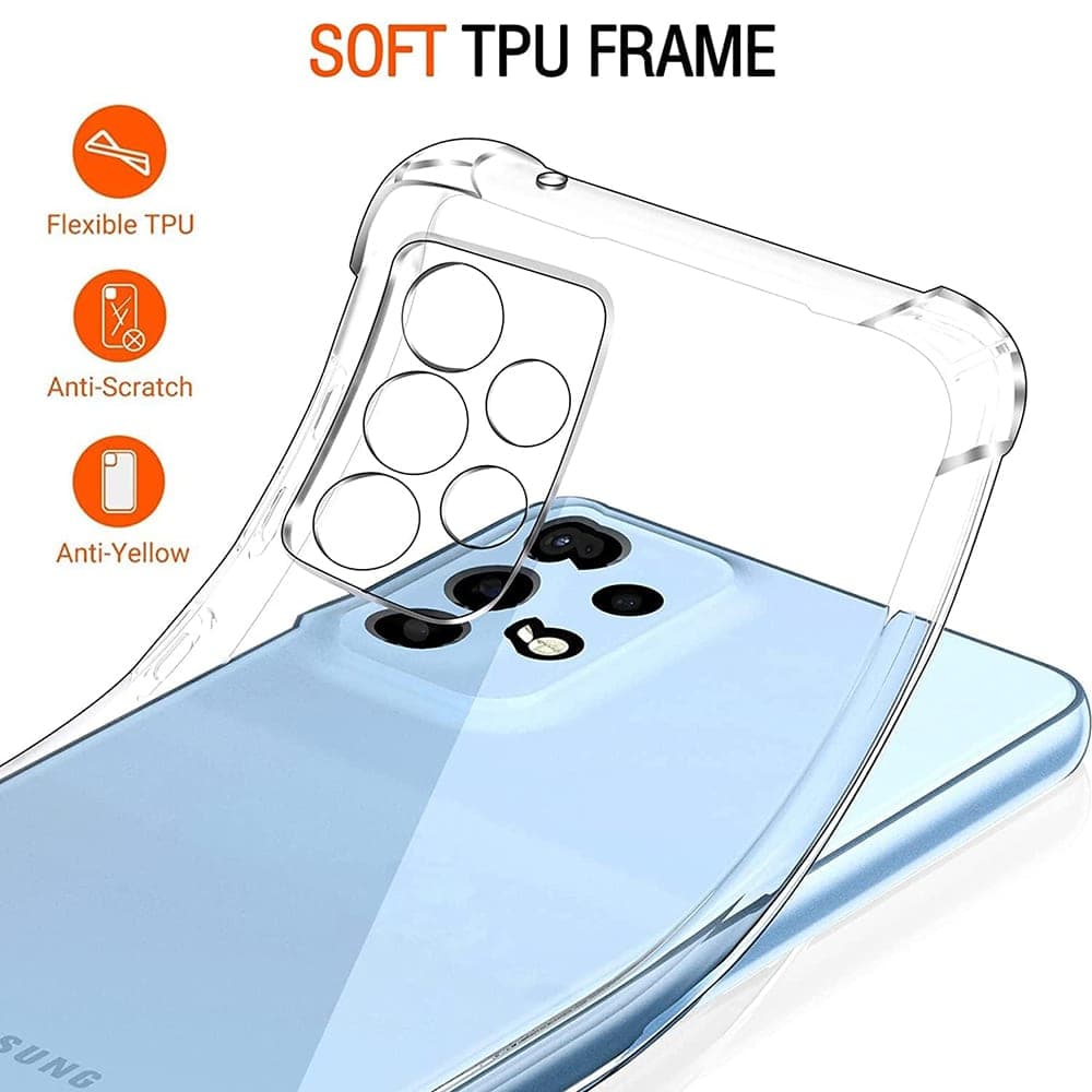 Techsuit Shockproof Clear Silicone - θήκη για Samsung Galaxy A33 5G - Διάφανο 2