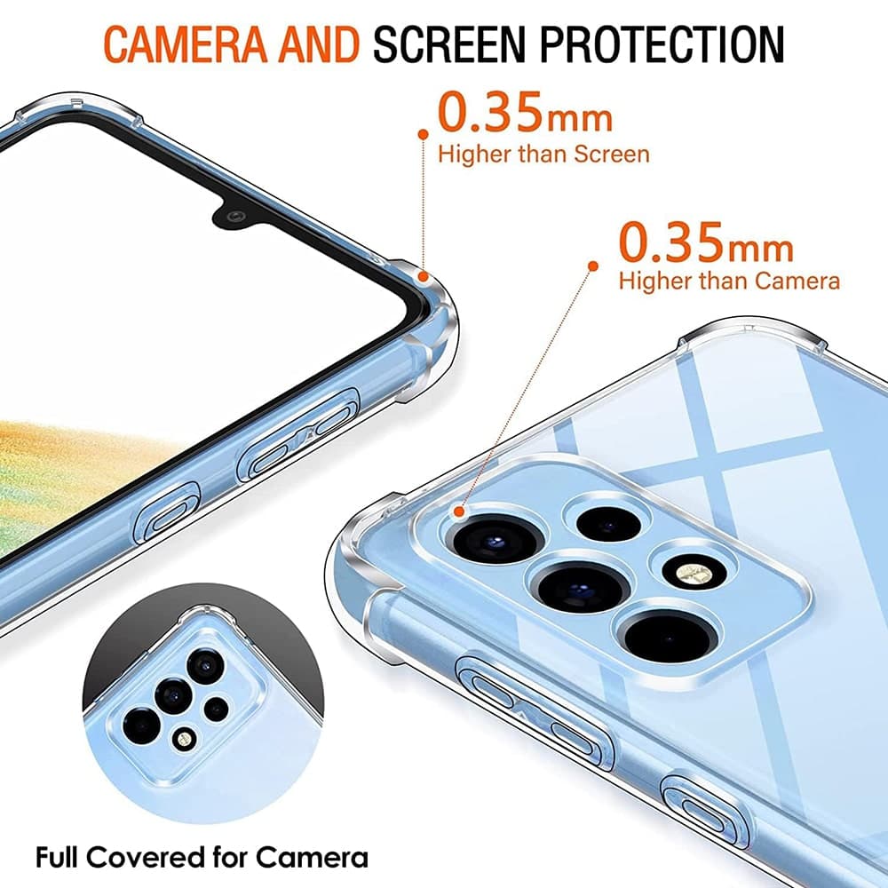 Techsuit Shockproof Clear Silicone - θήκη για Samsung Galaxy A33 5G - Διάφανο 4