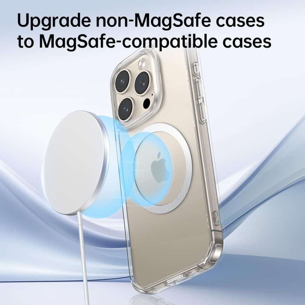 Tech-Protect Mmp-110 2in1 μαγνητικός Magsafe δακτύλιος ασημί & μαύρος 7