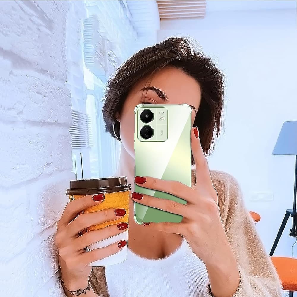 Techsuit Shockproof Clear Silicone - θήκη για Xiaomi Redmi 13C - Διάφανο 6