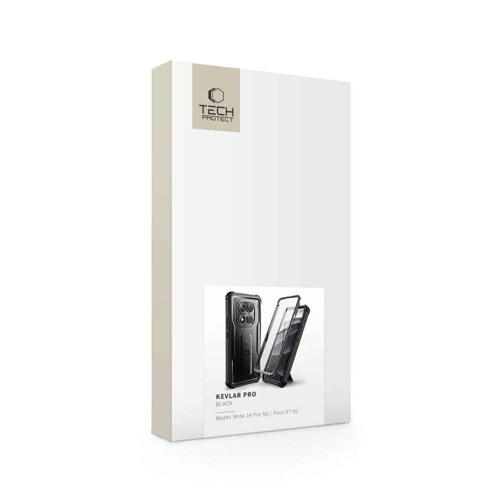TECH-PROTECT KEVLAR PRO - θήκη για Xiaomi Redmi Note 14 Pro / Poco X7 - Μαύρο 8