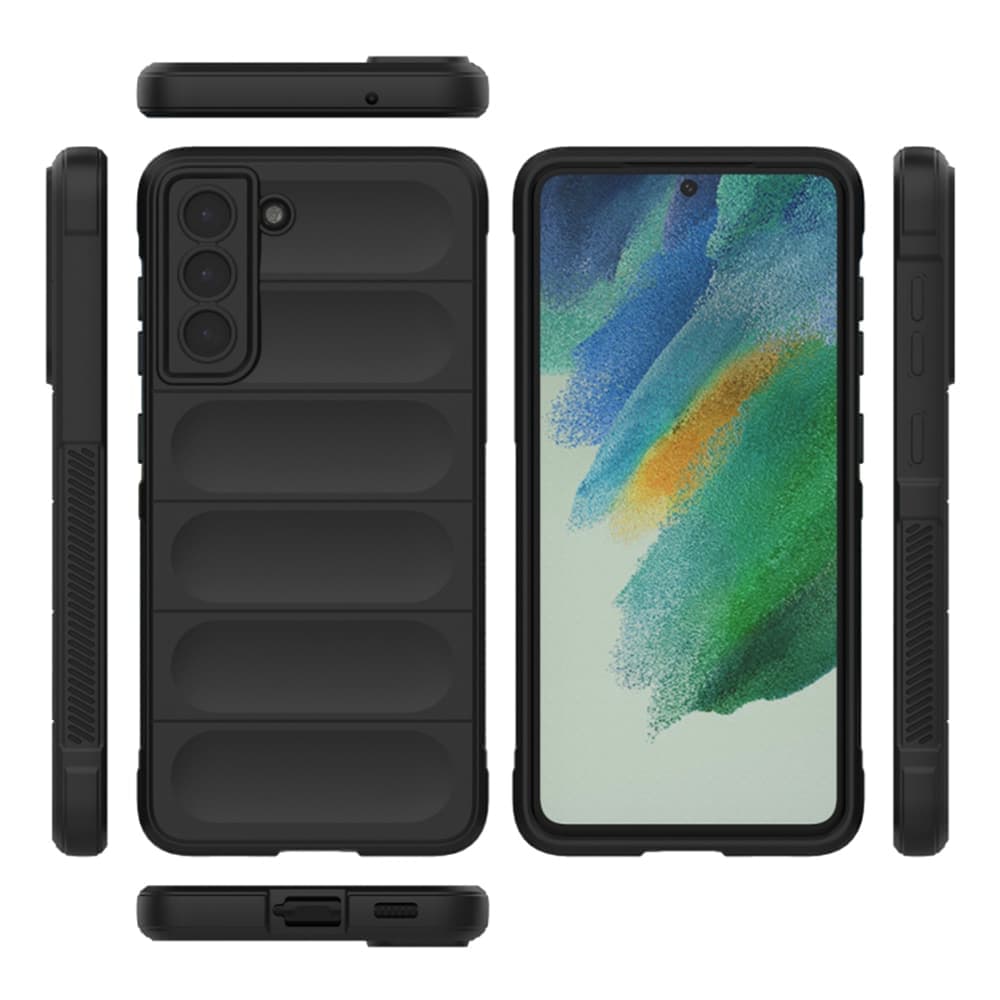 Techsuit Magic Shield - θήκη για Samsung Galaxy S21 FE 5G - Μαύρο 2