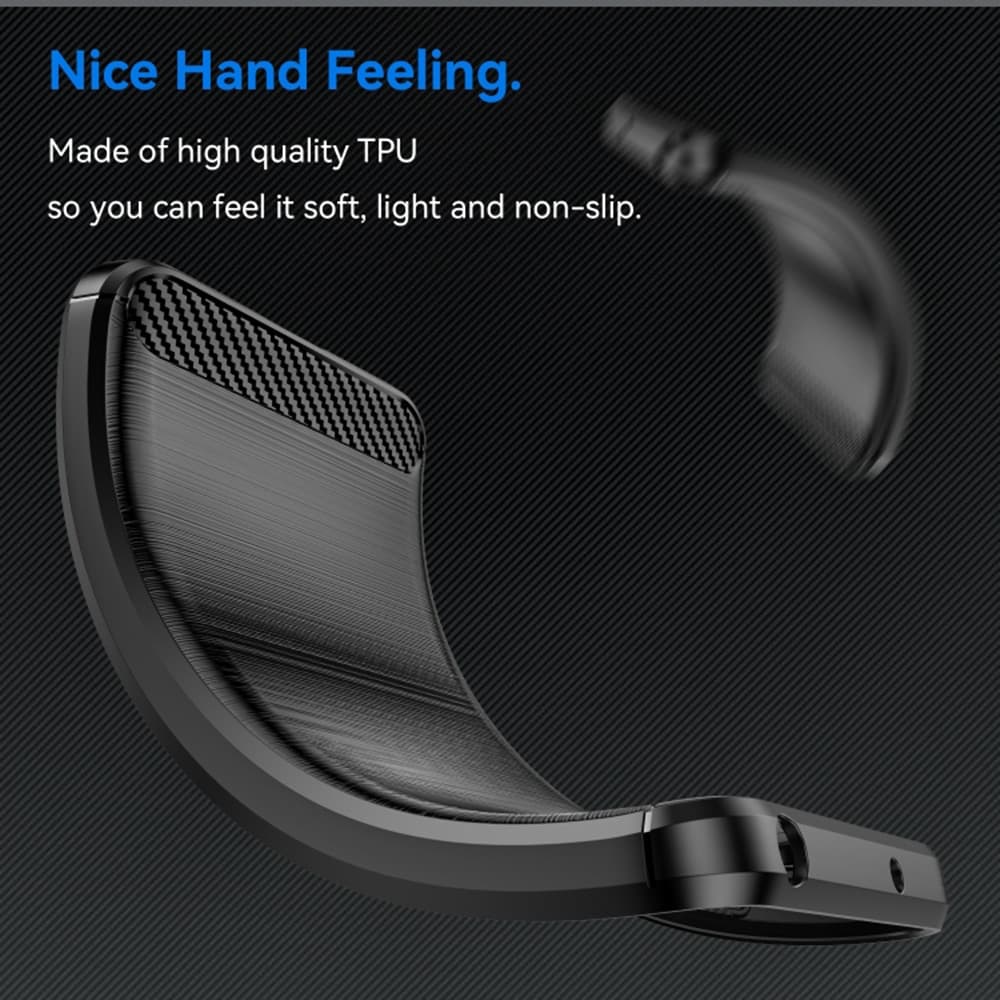 Techsuit Carbon Silicone - θήκη για Oppo Reno11 F - Μαύρο 6