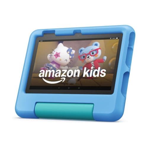 Tablet Amazon Fire 7 για παιδιά (2024) 7", 2GB ROM 16GB RAM με 1 έτος συνδρομή στο Amazon Kids+, Μπλε ΕΕ