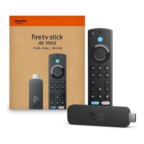 Συσκευή ροής Amazon Fire TV Stick Select 4K Max, μαύρη, EU