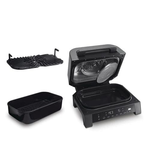 Ηλεκτρική ψησταριά Ninja Foodi MAX XL 6 σε 1, Ασημί / Γκρι EU DG551EU 5