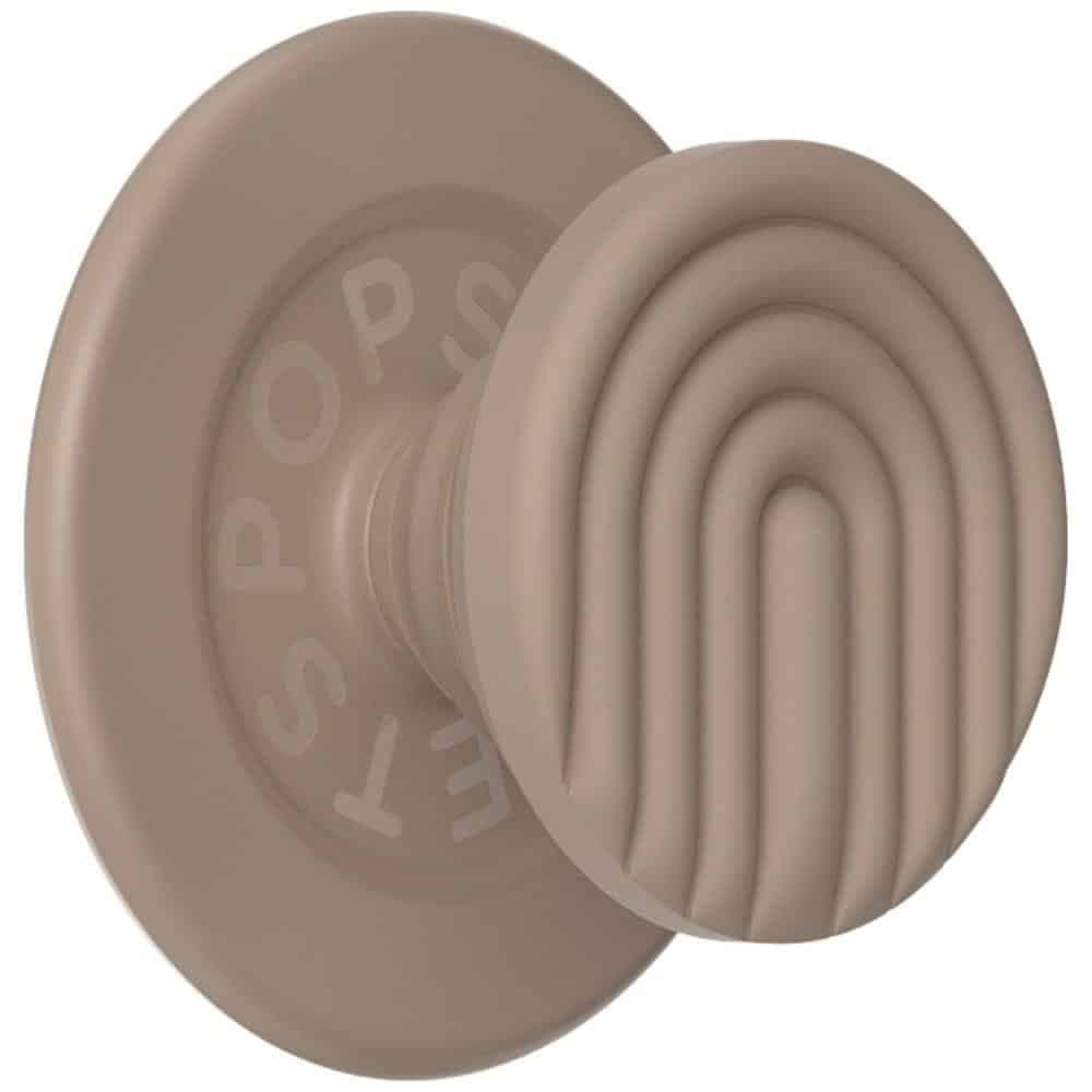 Βάση και θήκη τηλεφώνου Popsockets MagSafe Round PopOut Latte Curves MagSafe, μπεζ