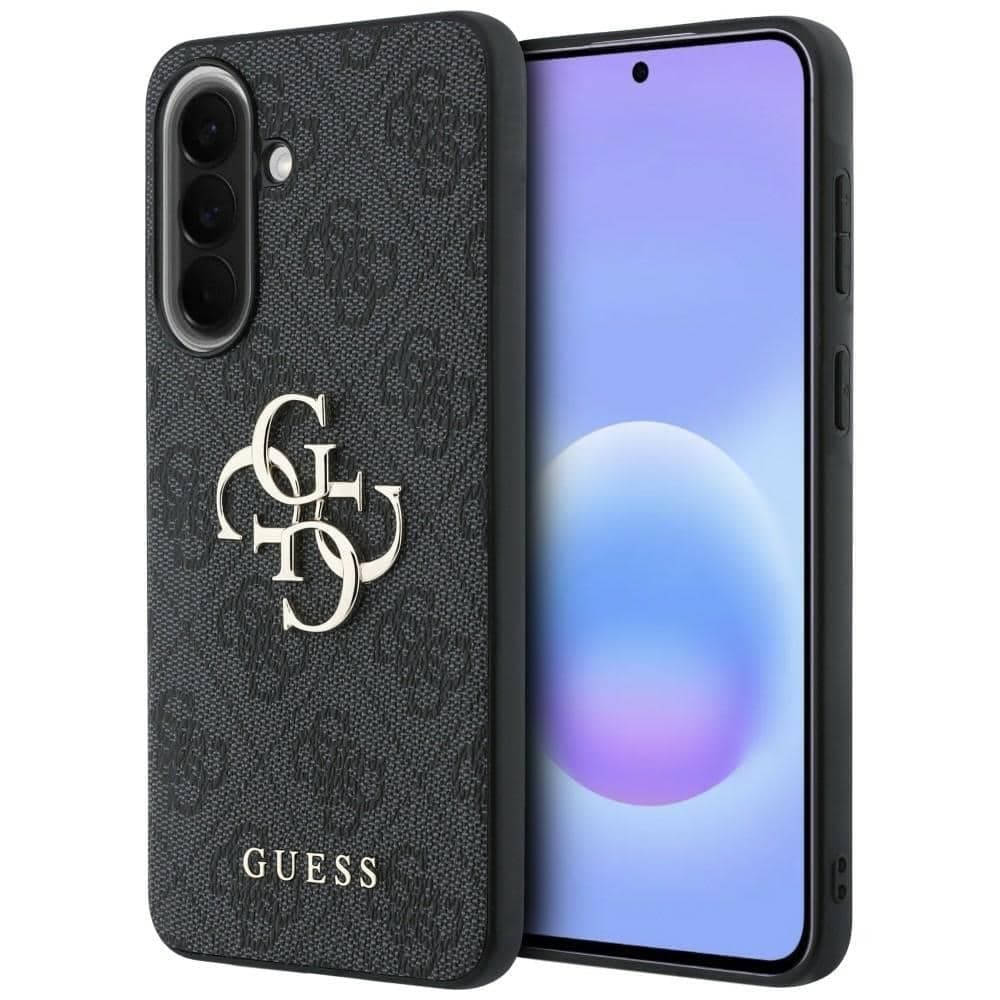 Guess Leather 4G Metal Logo - θήκη για Samsung Galaxy A57 - Μαύρο