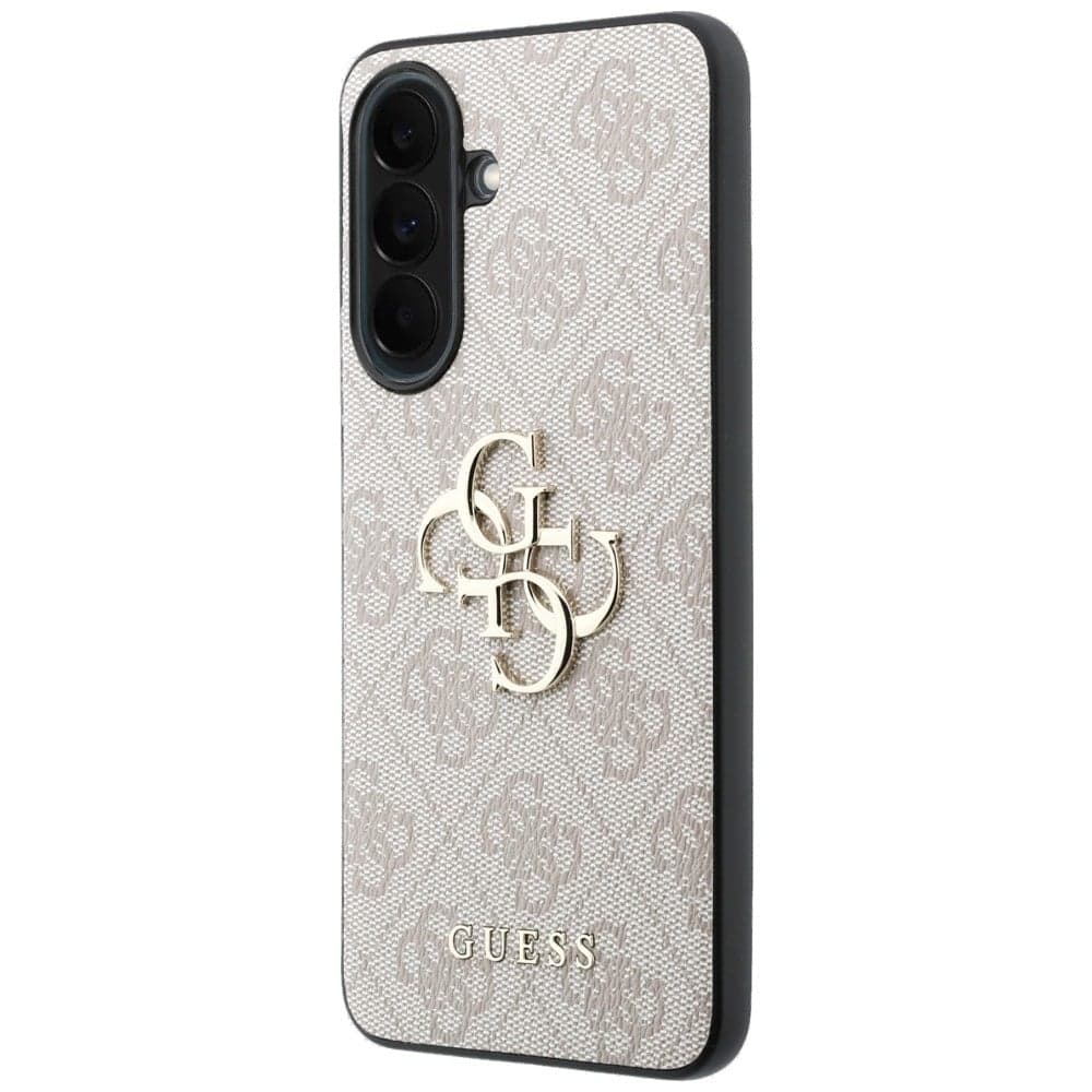 Guess Leather 4G Metal Logo - θήκη για Samsung Galaxy A37 - Ροζ 2