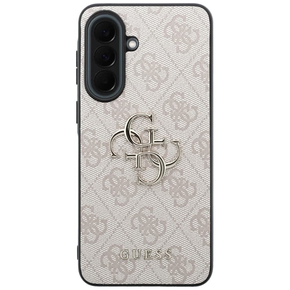 Guess Leather 4G Metal Logo - θήκη για Samsung Galaxy A37 - Ροζ 3