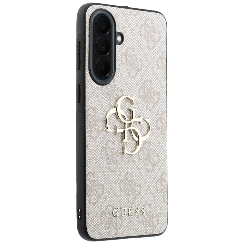 Guess Leather 4G Metal Logo - θήκη για Samsung Galaxy A37 - Ροζ 4