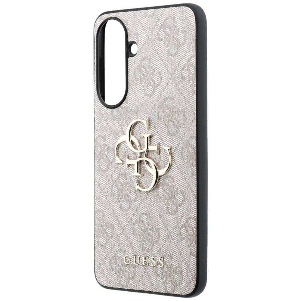 Guess Leather 4G Metal Logo - θήκη για Samsung Galaxy A37 - Ροζ 6