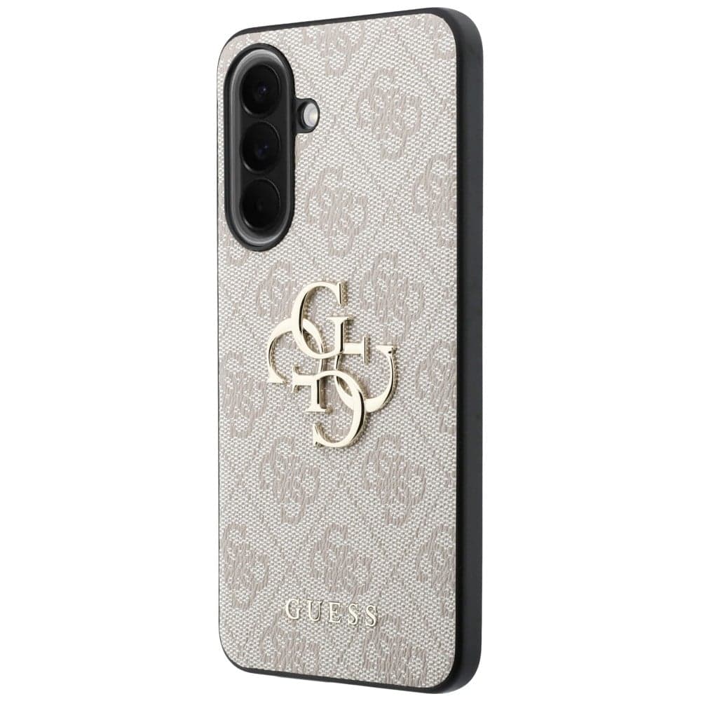 Guess Leather 4G Metal Logo - θήκη για Samsung Galaxy A57 - Ροζ 2