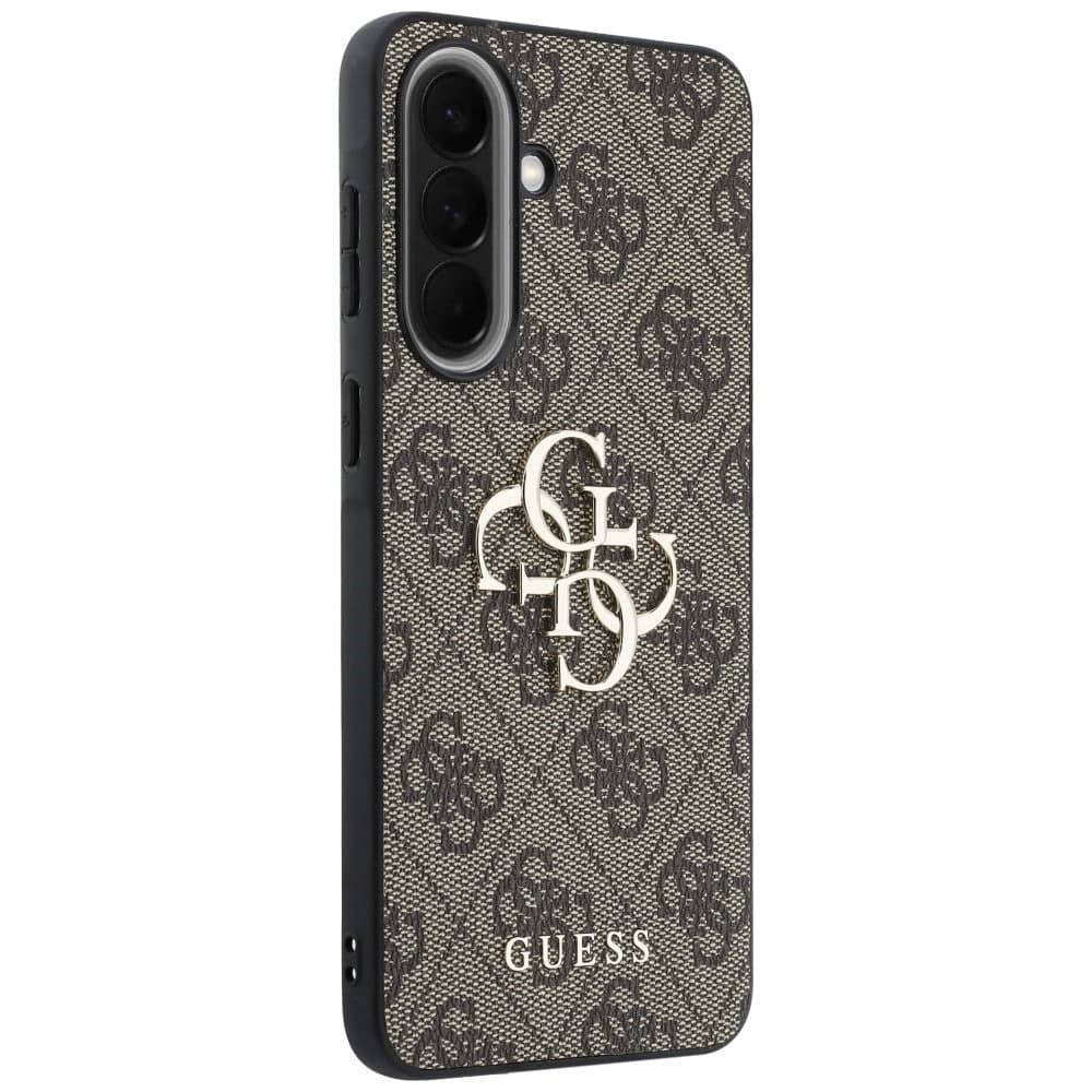 Guess Leather 4G Metal Logo - θήκη για Samsung Galaxy A37 - Καφέ 4