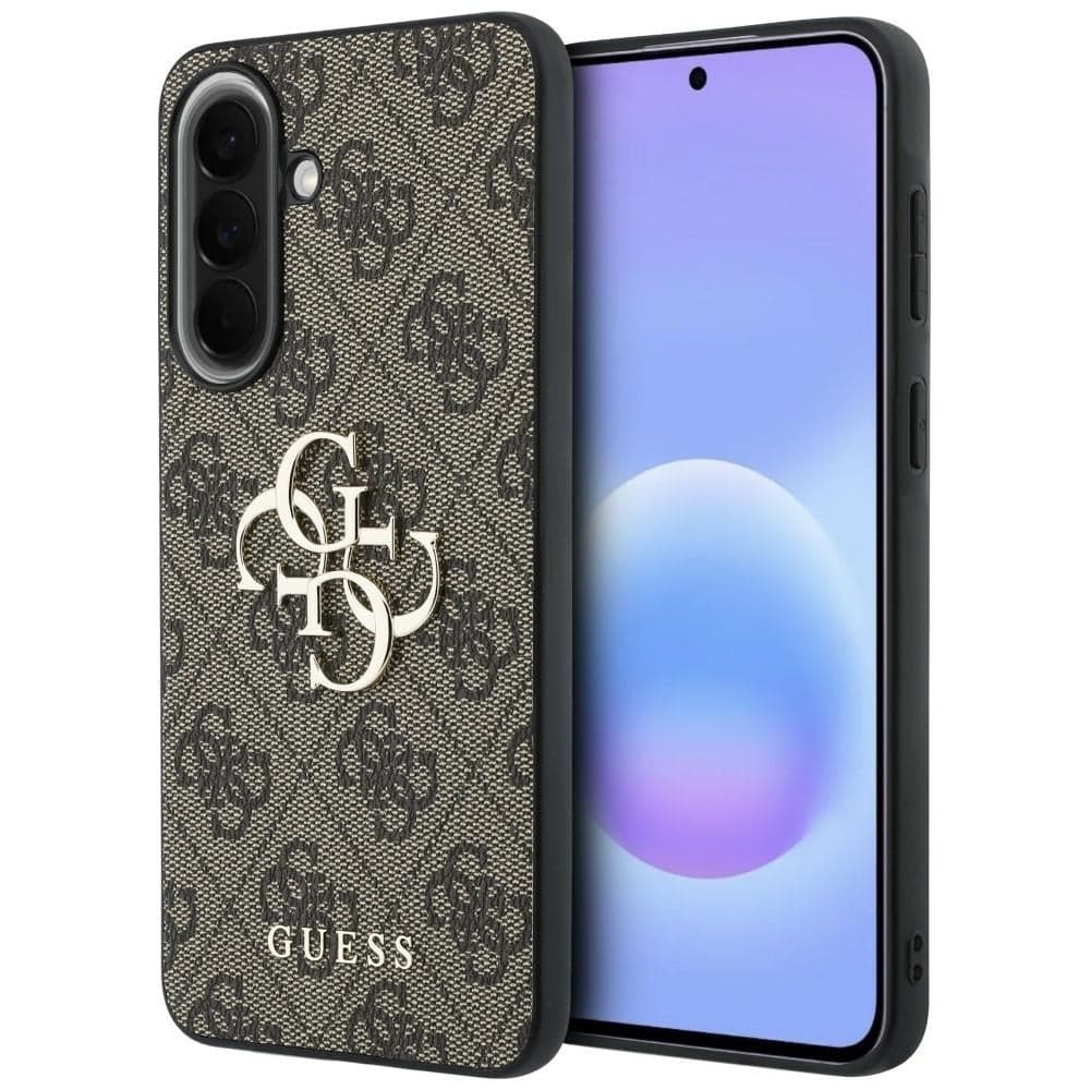 Guess Leather 4G Metal Logo - θήκη για Samsung Galaxy A57 - Καφέ