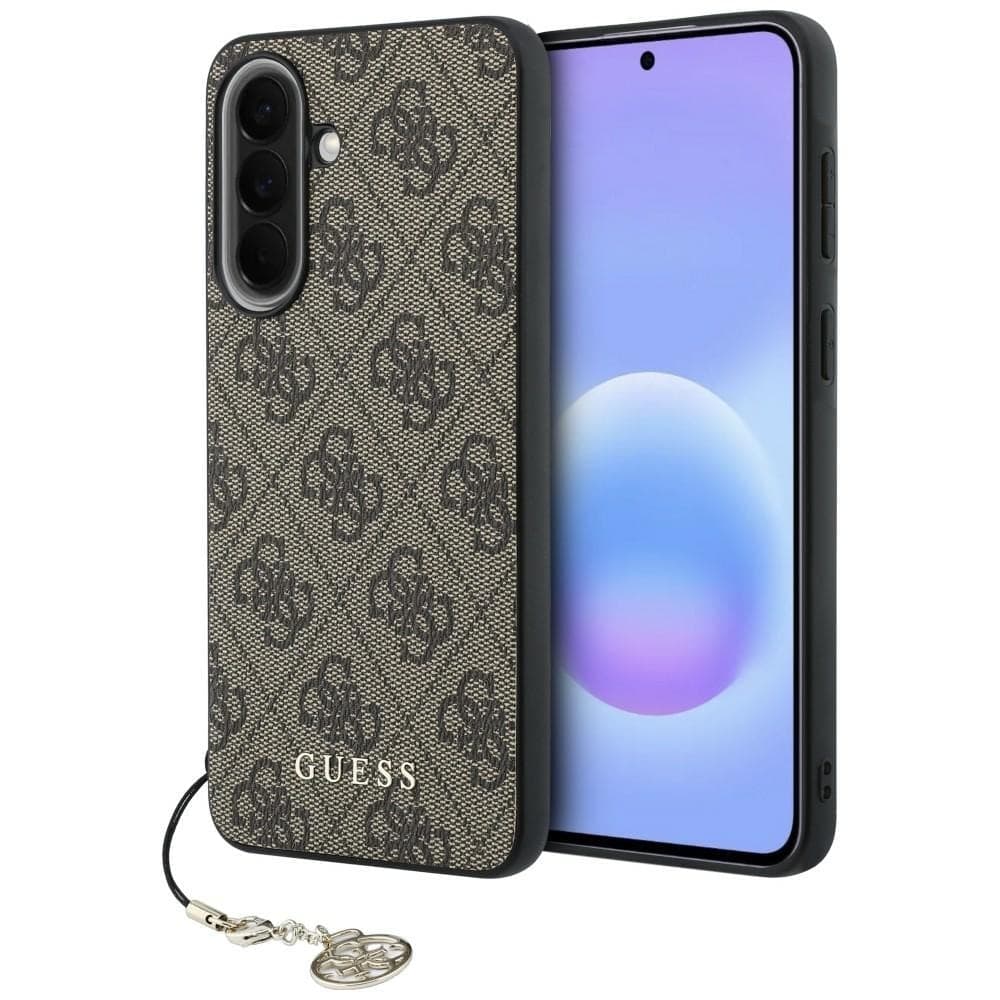 Θήκη Guess 4G Charm για Samsung Galaxy A57 5G καφέ