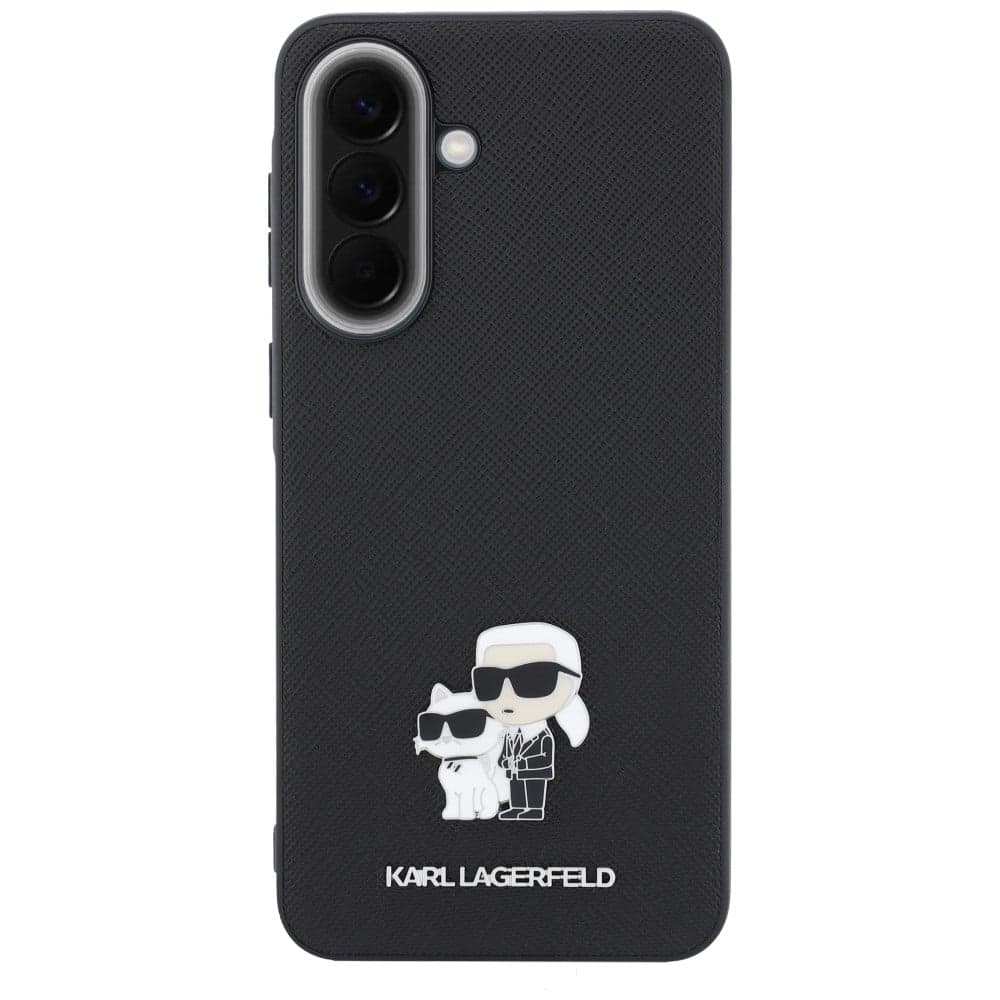 Karl Lagerfeld Karl Lagerfeld Saffiano με Μεταλλικό Λογότυπο K&C - θήκη για Samsung Galaxy A57 - Μαύρο 3