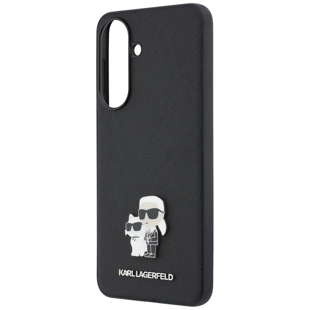 Karl Lagerfeld Karl Lagerfeld Saffiano με Μεταλλικό Λογότυπο K&C - θήκη για Samsung Galaxy A57 - Μαύρο 6