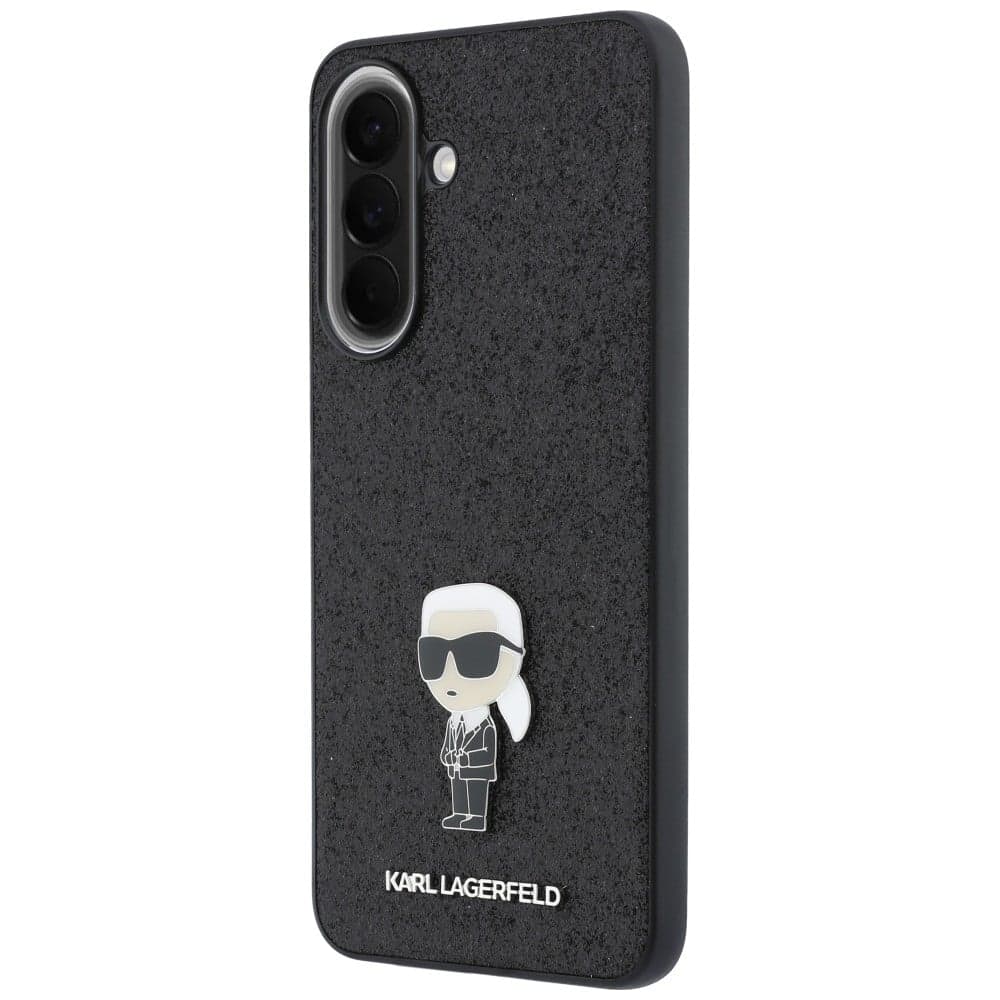 Karl Lagerfeld Fixed Glitter Ikonik Logo - θήκη για Samsung Galaxy A37 - Μαύρο 2