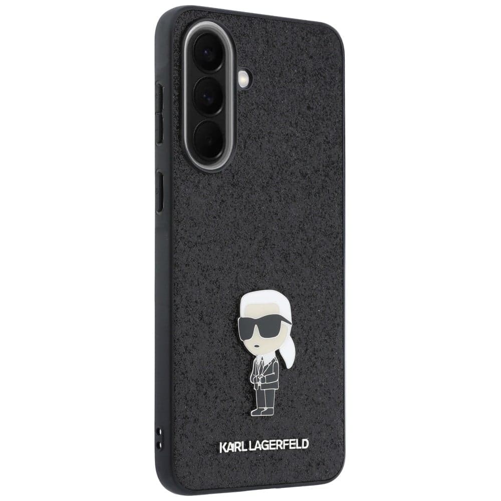 Karl Lagerfeld Fixed Glitter Ikonik Logo - θήκη για Samsung Galaxy A37 - Μαύρο 4