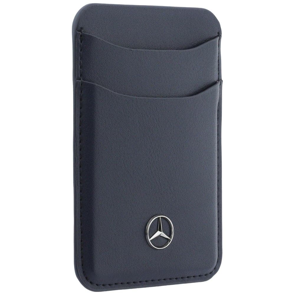 Πορτοφόλι με μαγνητικές κάρτες Mercedes Δερμάτινο μπλε σκούρο 4
