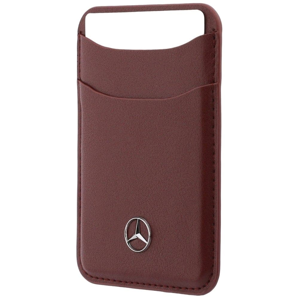 Πορτοφόλι με μαγνητικές κάρτες Mercedes Δερμάτινο κόκκινο 2