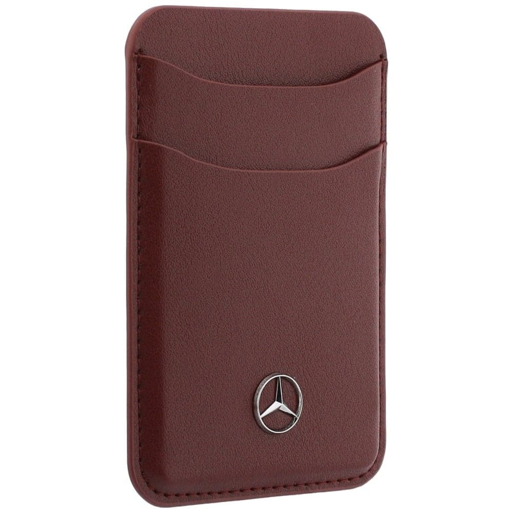 Πορτοφόλι με μαγνητικές κάρτες Mercedes Δερμάτινο κόκκινο 4