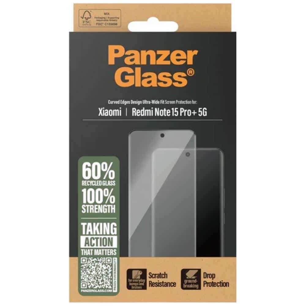 PanzerGlass SAFE Ultra-Wide Fit Tempered Glass για Xiaomi Redmi Note 15 Pro+ 5G 4