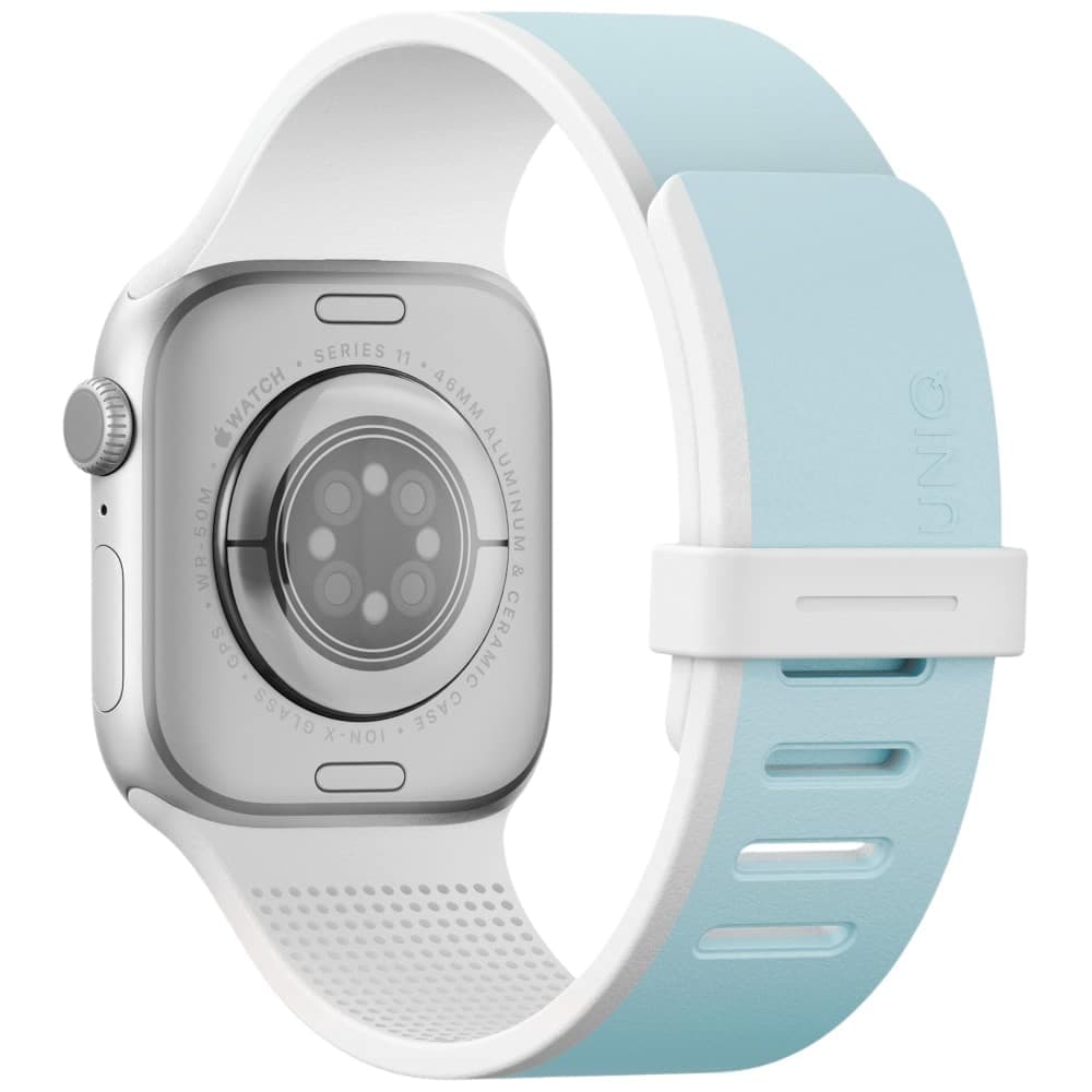Λουράκι ρολογιού UNIQ Revix IV Premium Apple Watch 42/41/40mm Edition Αναστρέψιμο με μαγνητικό λουράκι μπλε-λευκό 2