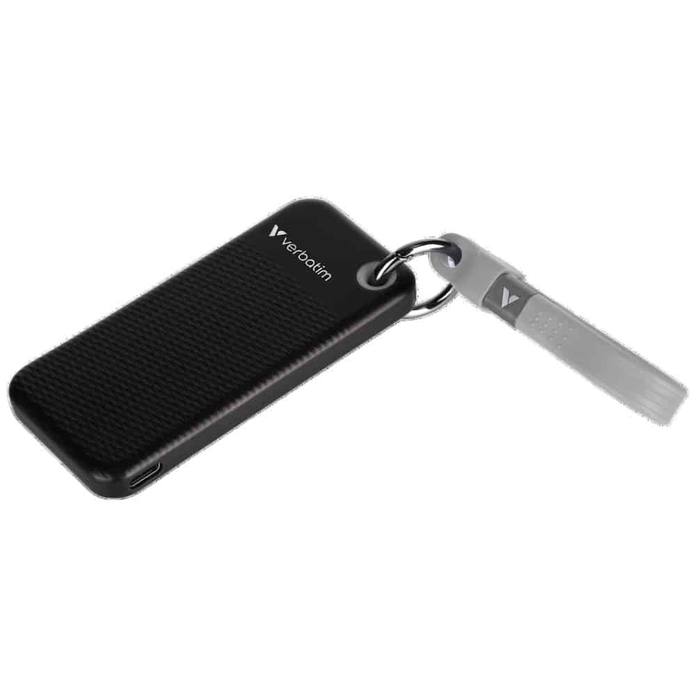 Εξωτερικός Δίσκος Verbatim Pocket SSD 512GB - μπρελόκ με καλώδιο USB-C 3.2 gen.2 μαύρο γκρι 32282 2