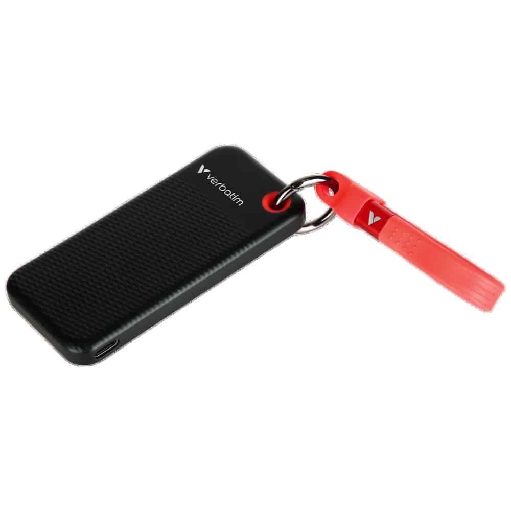 Εξωτερικός Δίσκος Verbatim Pocket SSD 512GB - μπρελόκ με καλώδιο USB-C 3.2 gen.2 μαύρο μπλε 32284 2