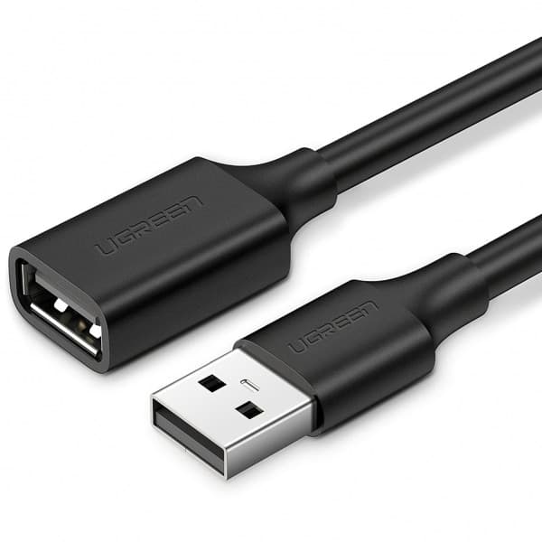 Ugreen USB (female) - USB (male) cable extension cord 2m black (10316)