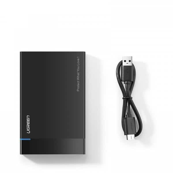 Ugreen 2.5 Inch Hard Drive Enclosure SATA HDD Caddy External USB 3.0 (30848) 3