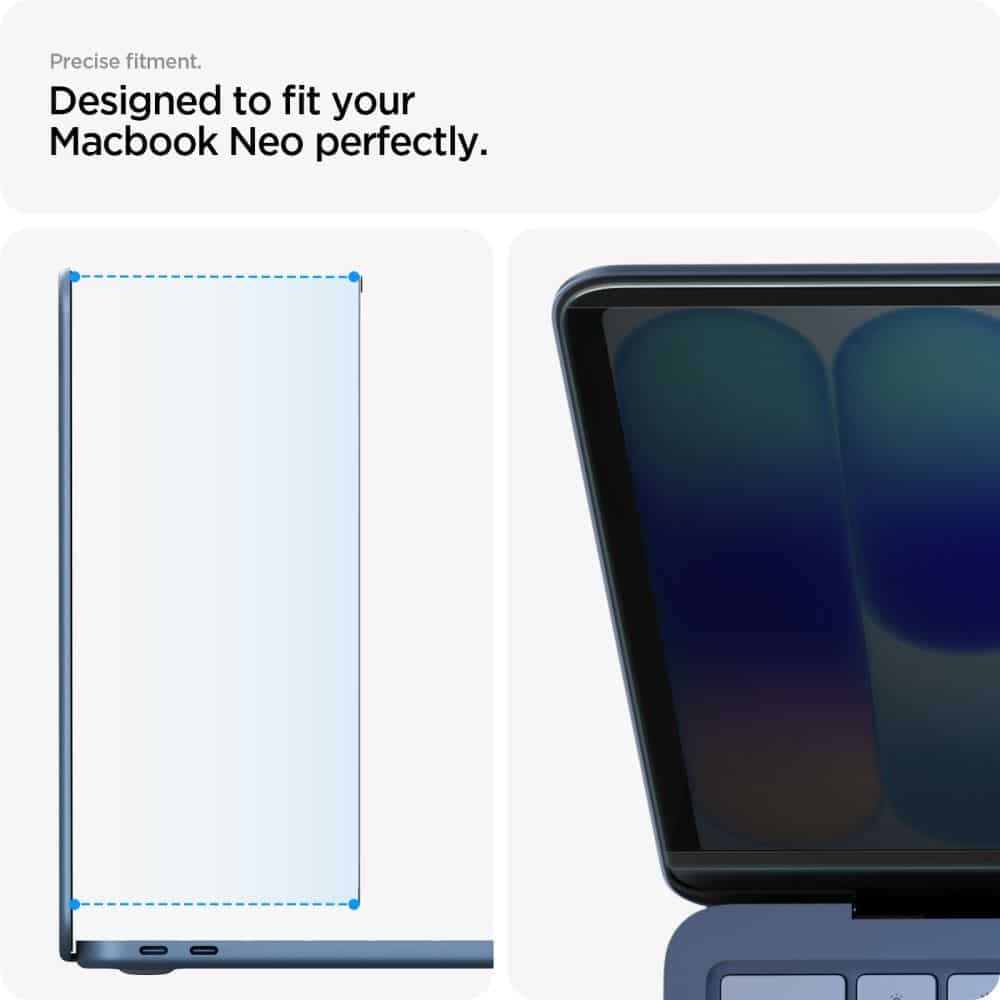 SPIGEN SAFE VIEW ΜΕΜΒΡΑΝΗ ΠΡΟΣΤΑΣΙΑΣ ΑΠΟΡΡΗΤΟΥ ΓΙΑ MACBOOK NEO 13 2026 8