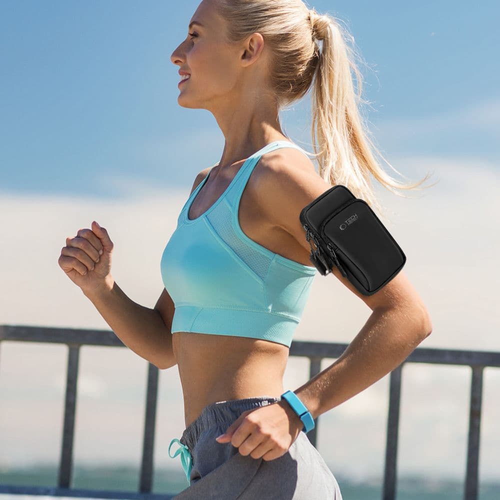 TECH-PROTECT M7 UNIVERSAL SPORT ΤΣΑΝΤΑΚΙ ΜΠΡΑΤΣΟΥ ΜΑΥΡΟ 12