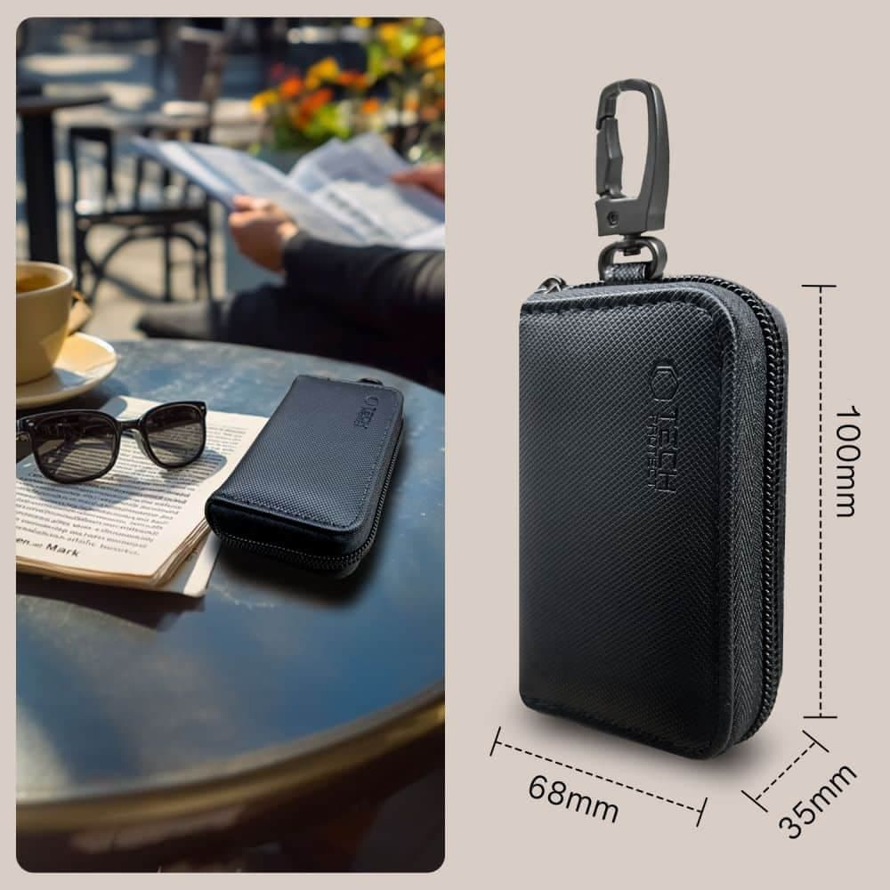 Θήκη FARADAY TECH-PROTECT KLR300 χωρίς κλειδί, μαύρη για μπλοκάρισμα σήματος RFID 7
