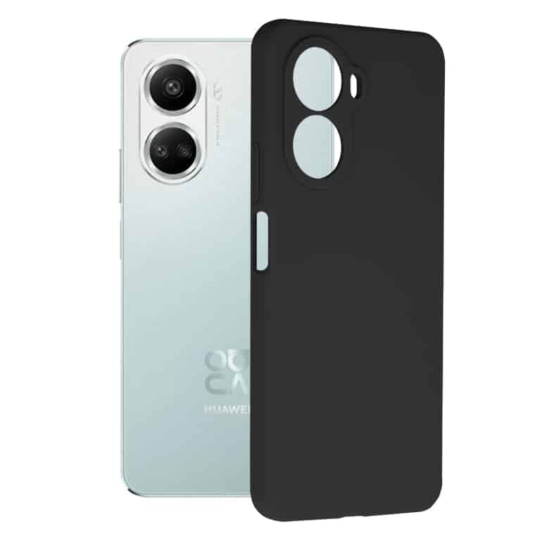 Techsuit - Σιλικόνη με μαλακή άκρη - Huawei nova 10 SE - Μαύρο