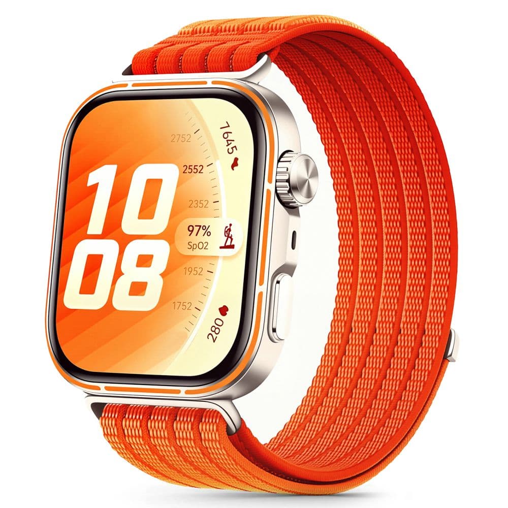 Tech-Protect Νάιλον Ρολόι για Huawei 3 / 4 / 4 Pro / 5 / 5 Pro Πορτοκαλί