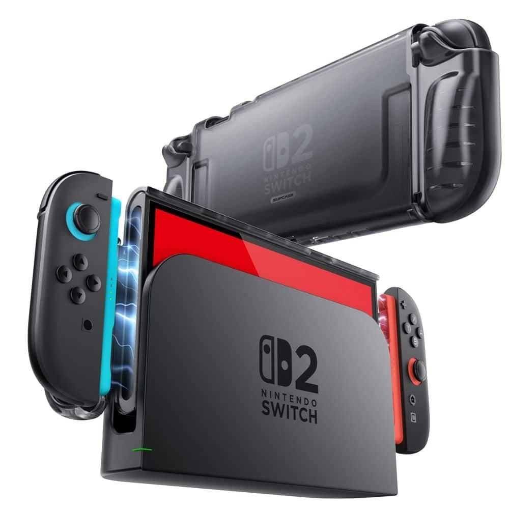 Θήκη SUPCASE Crystal για Nintendo Switch 2 Frost Black