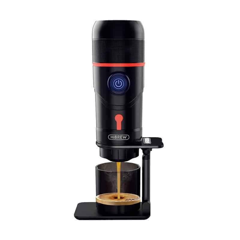 HiBREW Φορητή Καφετιέρα για Κάψουλες H4 Premium 3σε1 με Θήκη 15bar (Μαύρο) 4